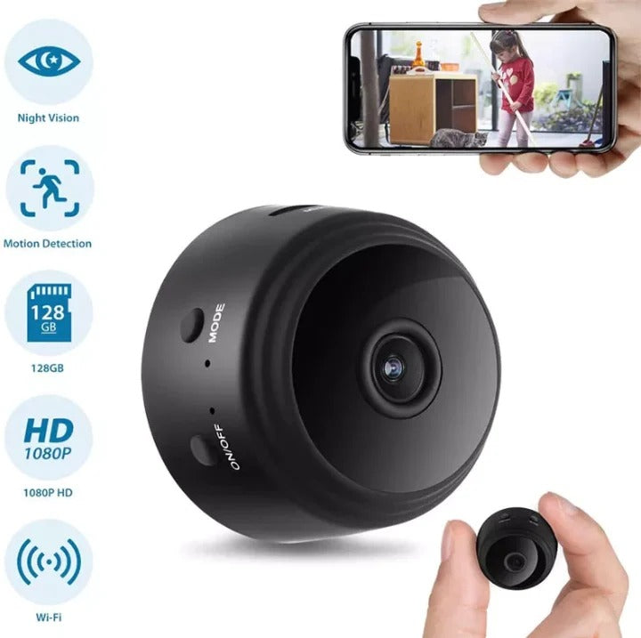 Mini Cámara A9 HD WiFi con Visión Nocturna