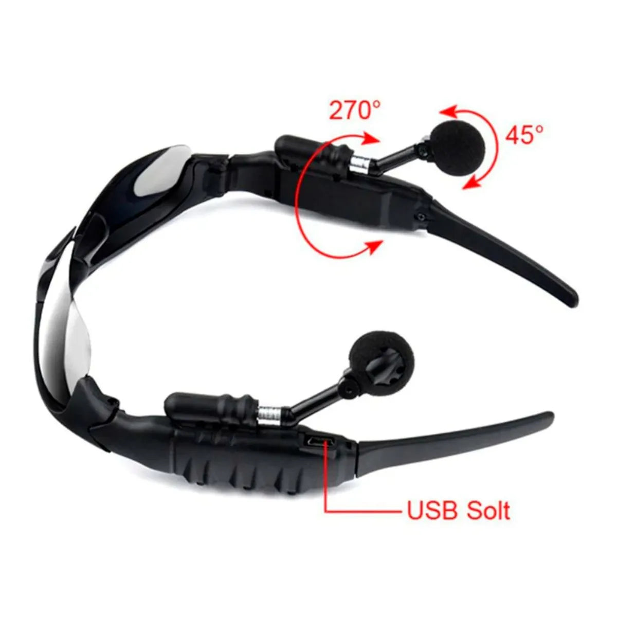 Lentes de Sol Inteligentes con Bluetooth y Audífonos UV400