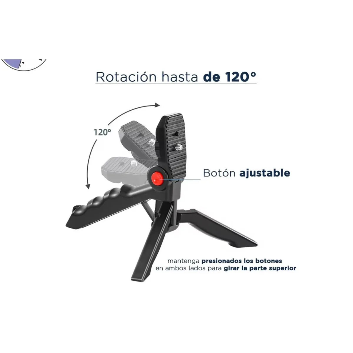 Kit de Grabación de Video con Trípode, Luz LED y Bluetooth AY-49