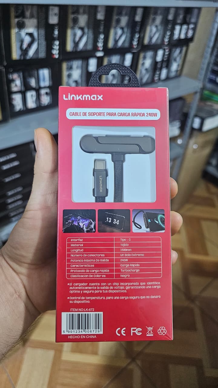 Cable Tipo C 3 en 1 Carga Rápida 240W Yukimo