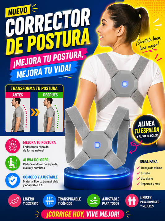 Corrector de Postura Inteligente con Sensor Vibrador
